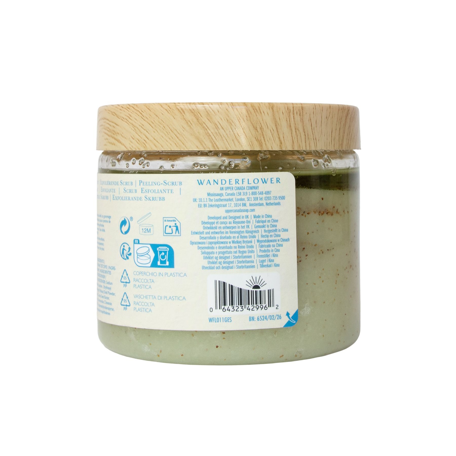 Wanderflower Essence of Greece Exfoliating Body Scrub 600g