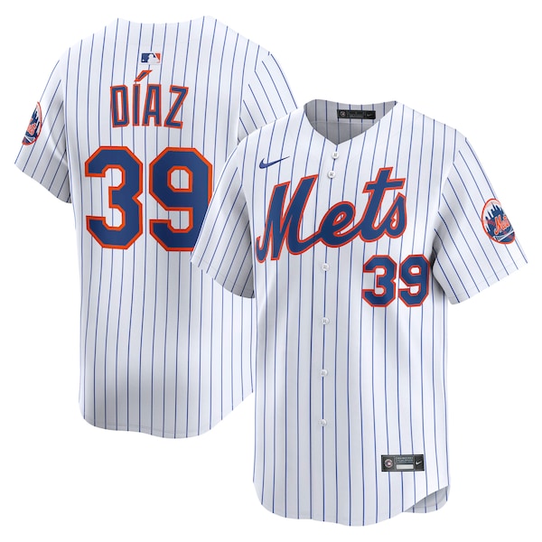 Edwin Diaz New York Mets Nike Home Limited Player Jersey - White