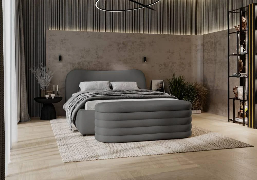 Lavelle bedframe bouclé met opbergruimte 180 x 200 cm
