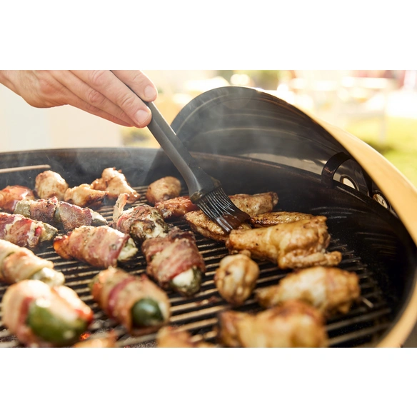 Grillpinsel, schwarz, für Grillen