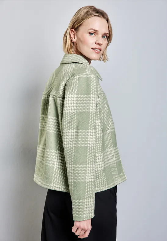 Karierte Jacke