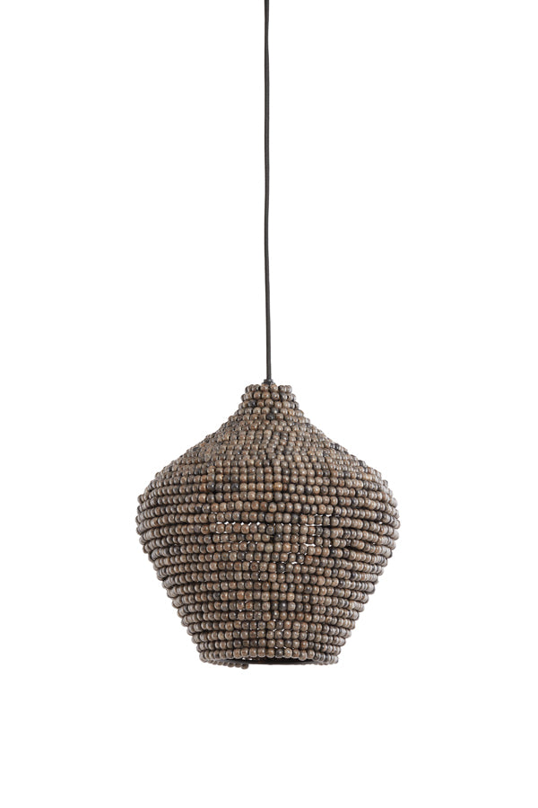 Light & Living hanglamp KALENGA - bruin - Ø28x30cm