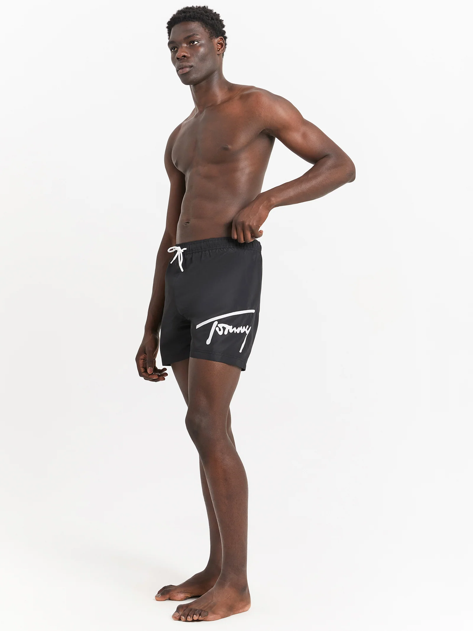 Signature Logo Drawstring Swim Shorts