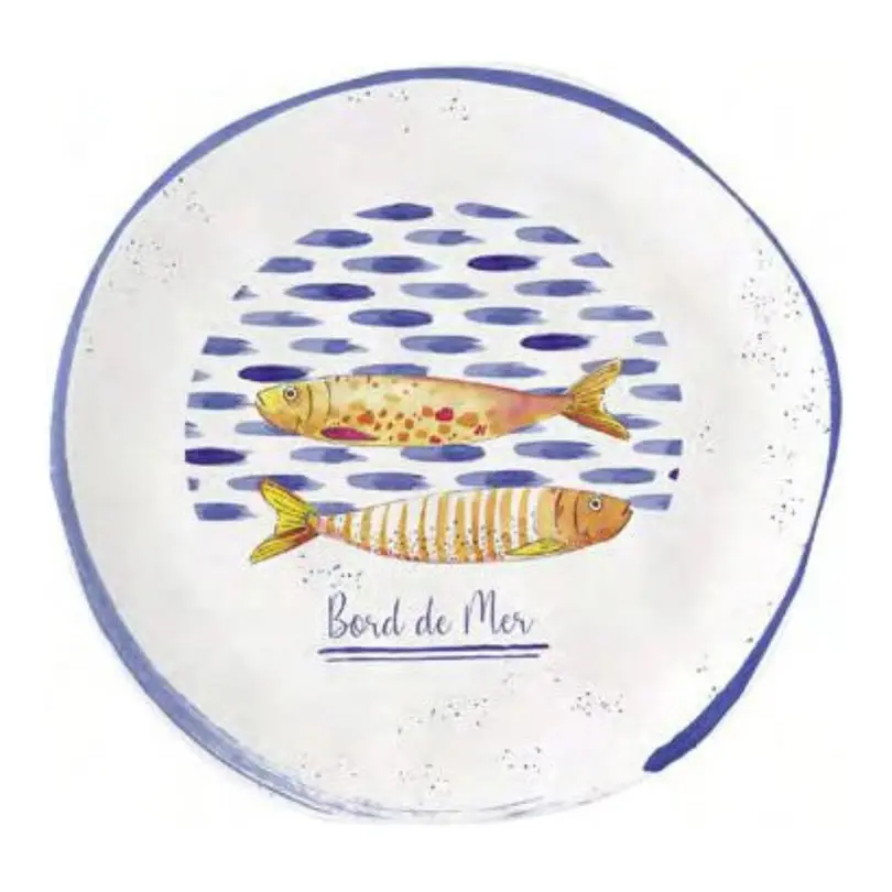 Flacher Teller Bord de Mer