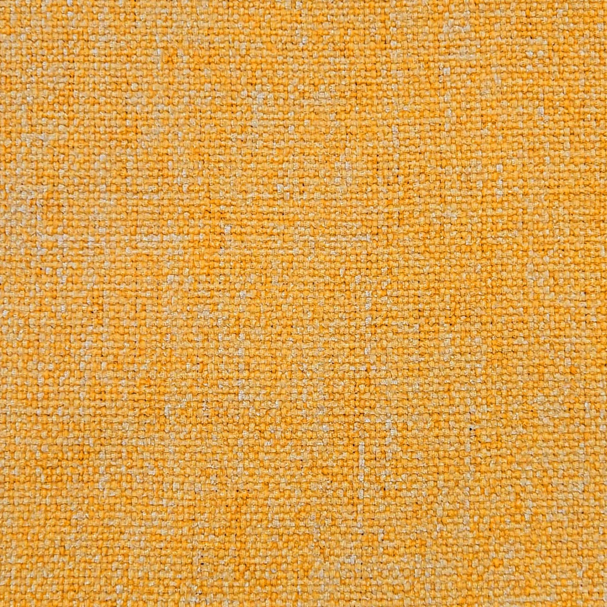 SUZANNE - Plaid chenille jaune moutarde 130x170cm