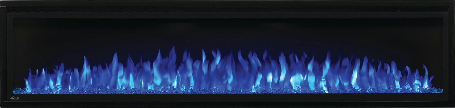 Napoleon Entice Wall Mount Electric Fireplace, 72-in, 1465W, Includes Remote Control, Black