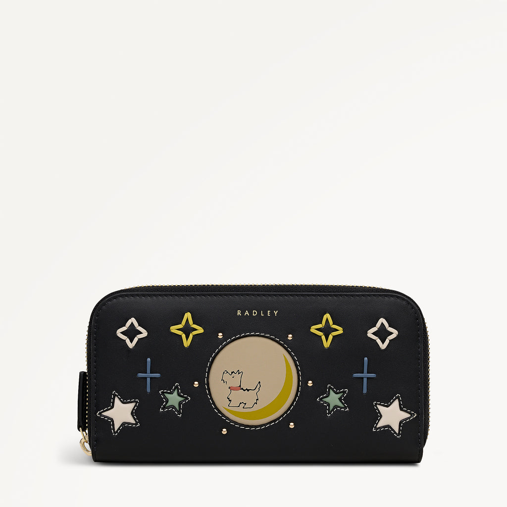 To The Moon - Large Zip Around Wallet