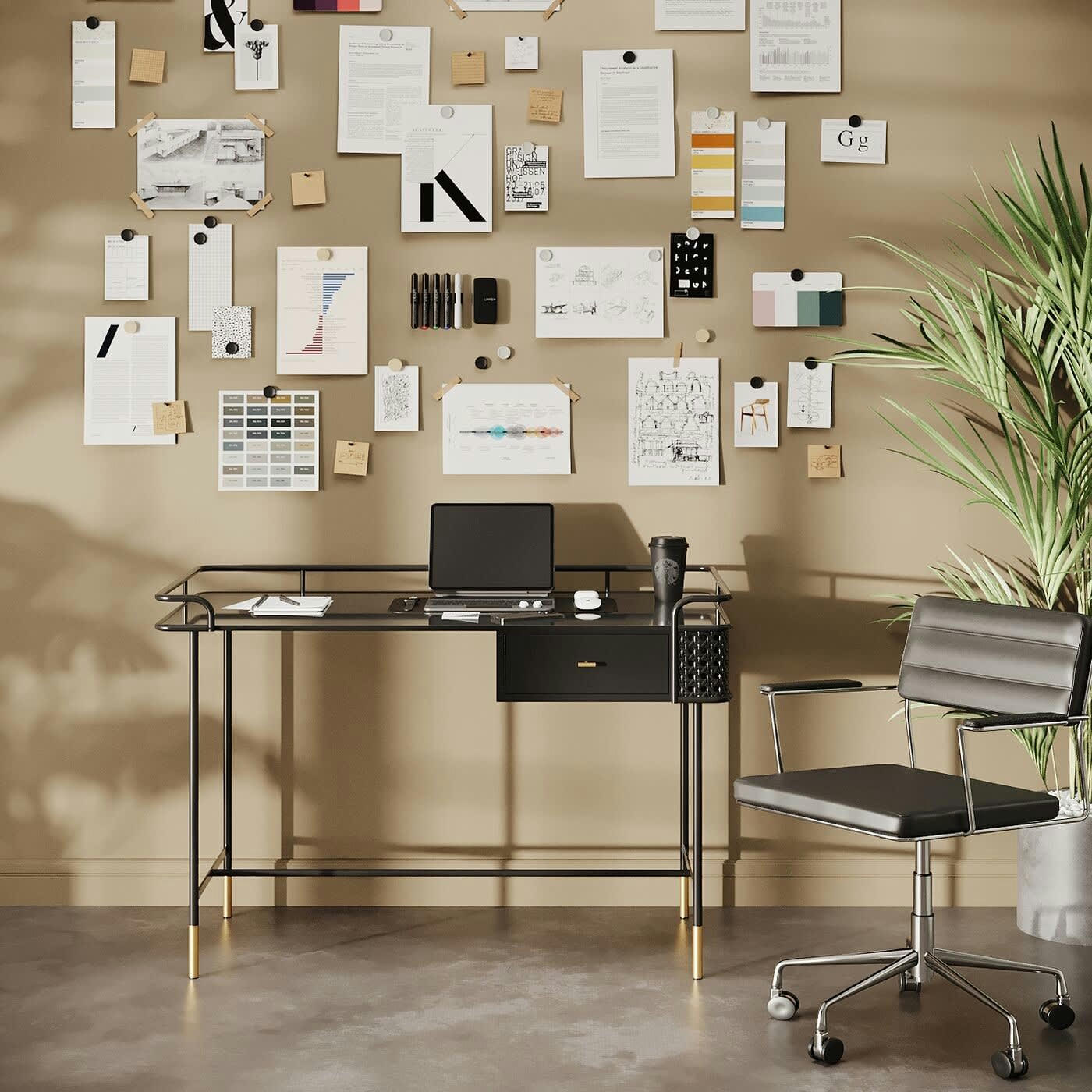 FENCE - Bureau Fence 120x60cm Kare Design