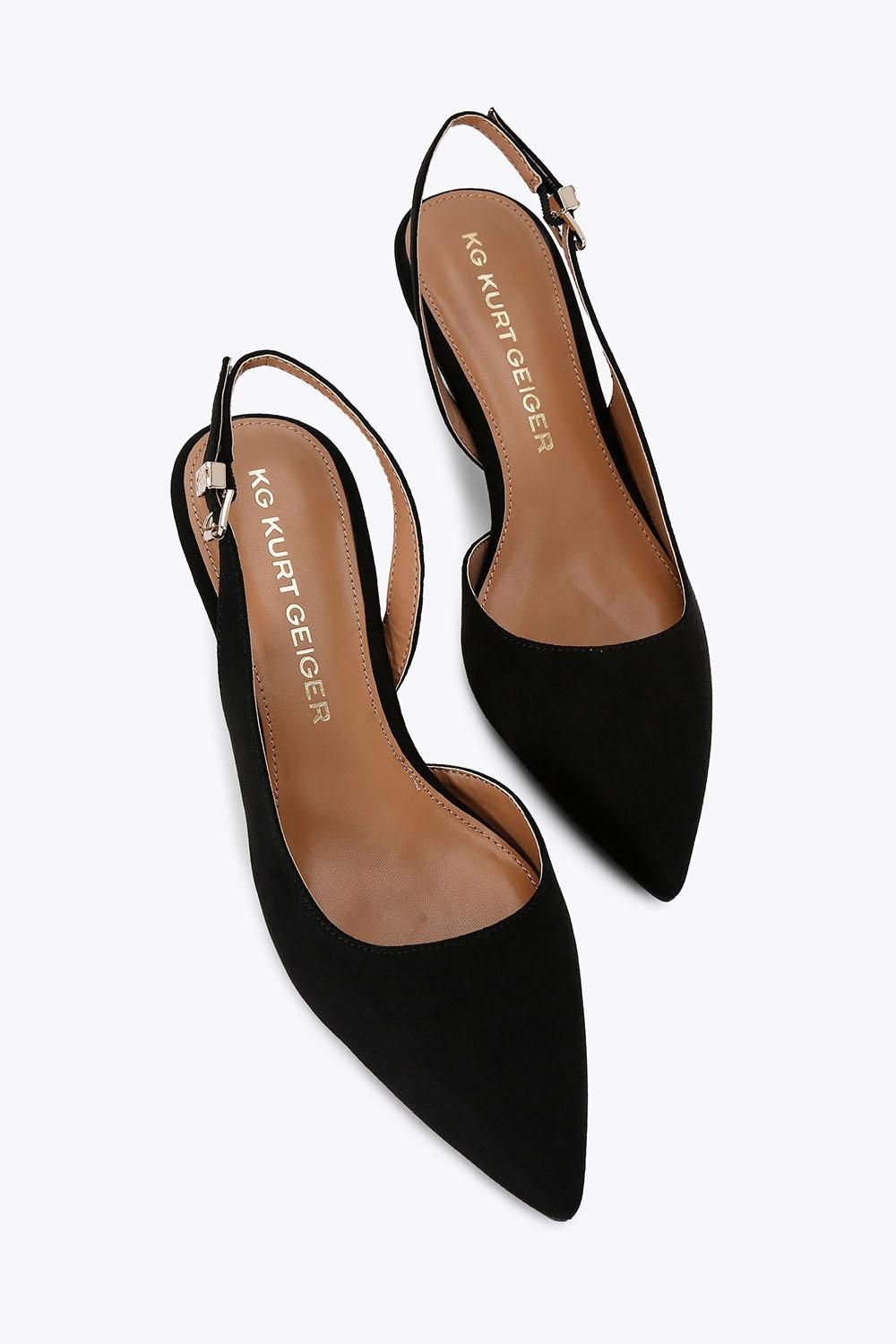 KG Kurt Geiger Aria Low2' Suedette Heels