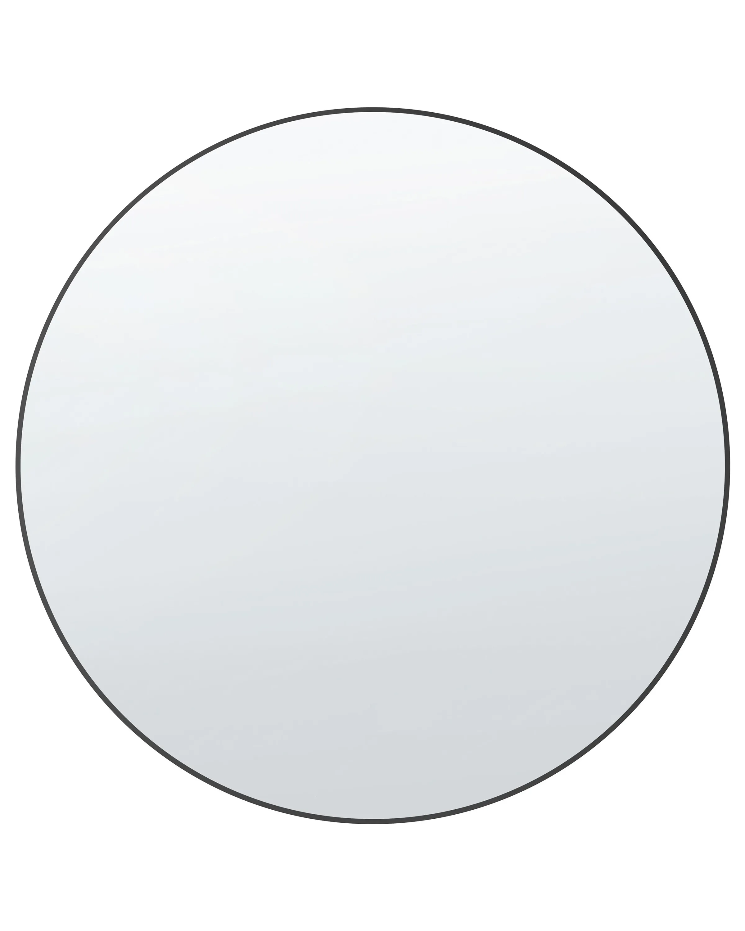 Wall Mirror ANNEMASSE 80 cm 80 cm Metal Black