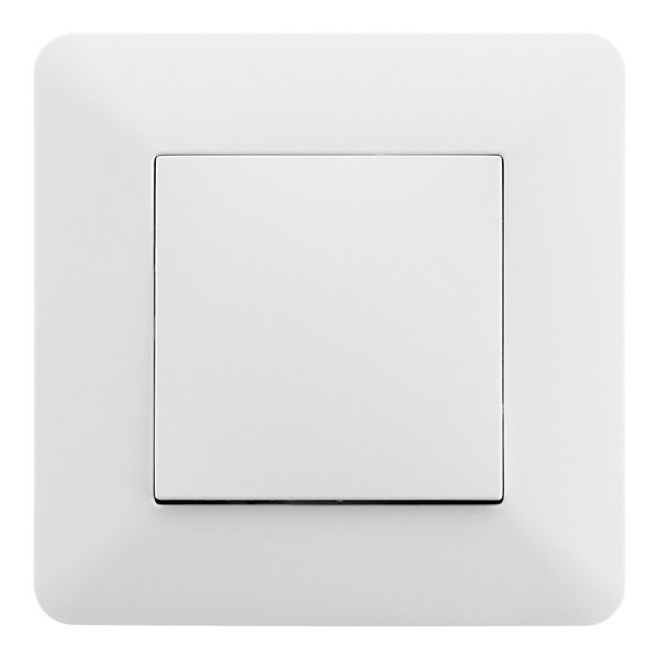 Bouton poussoir Artezo - Blanc - Zenitech