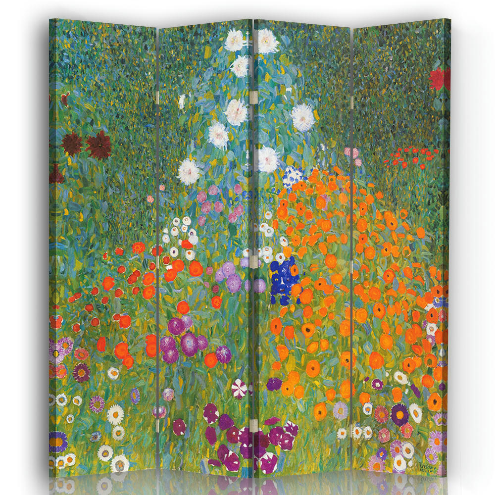 - Paravent Jardin de Fleurs - Gustav Klimt 145x180cm (4 volets)