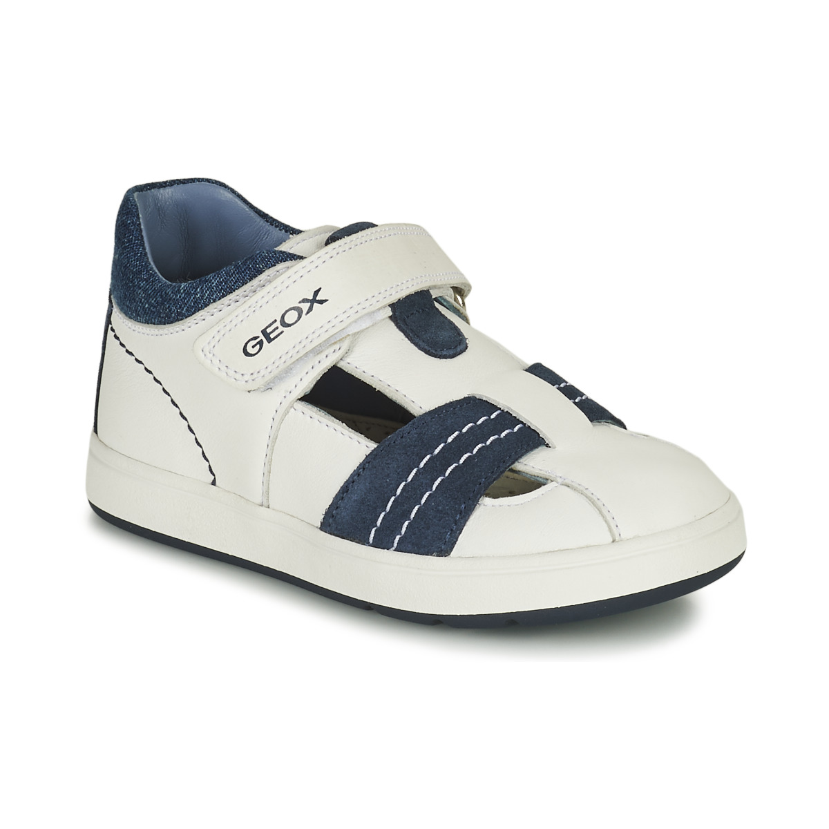 Geox - B BIGLIA B. A - NAPPA+SCAM. - White / Marine