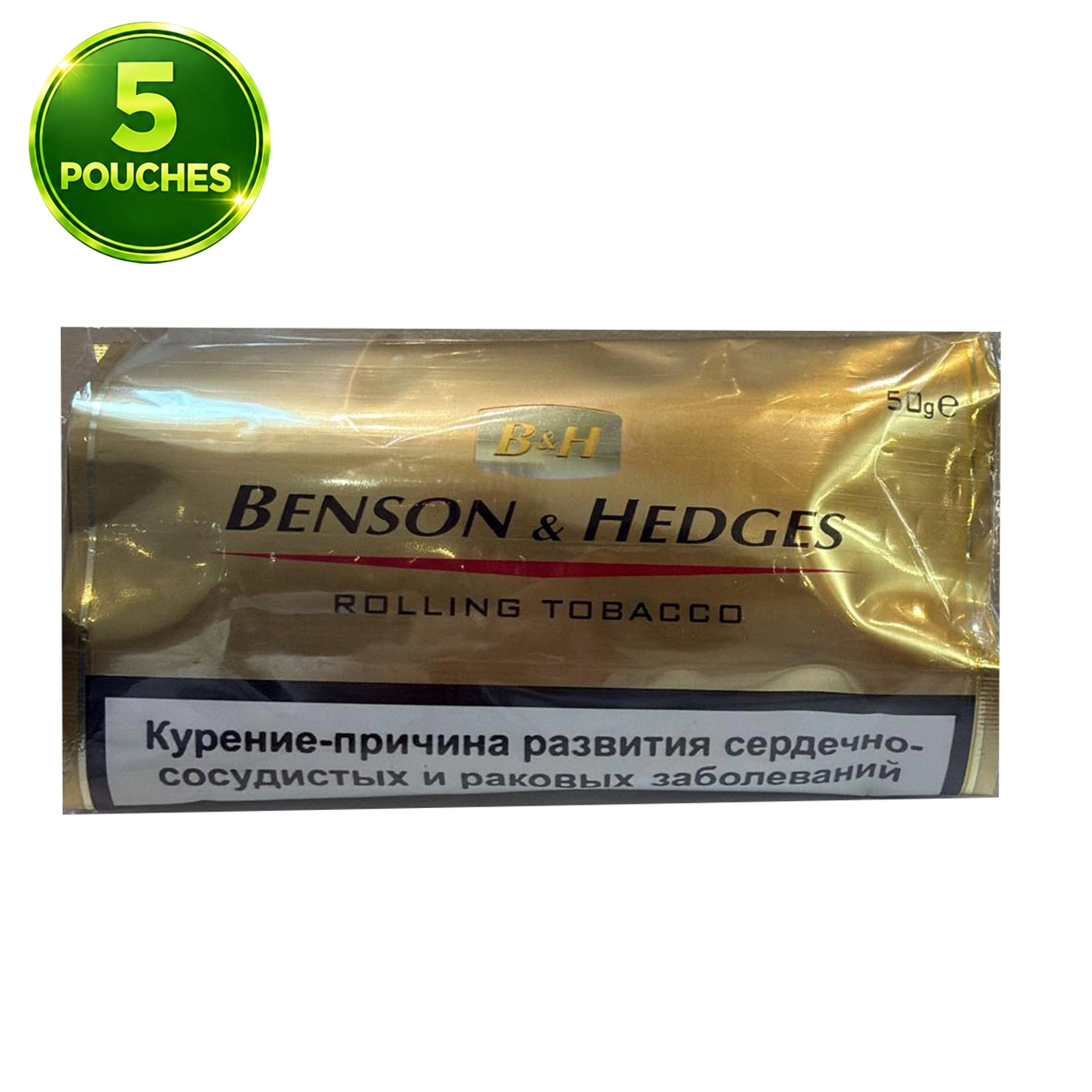 Benson & Hedges Hand Rolling Tobacco 50Gx5 Packs