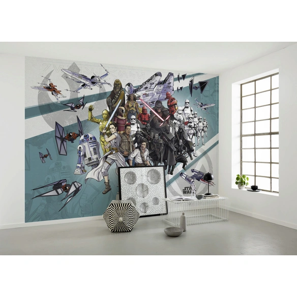 Vliestapete »Cartoon Collage Wide«, bunt, glatt