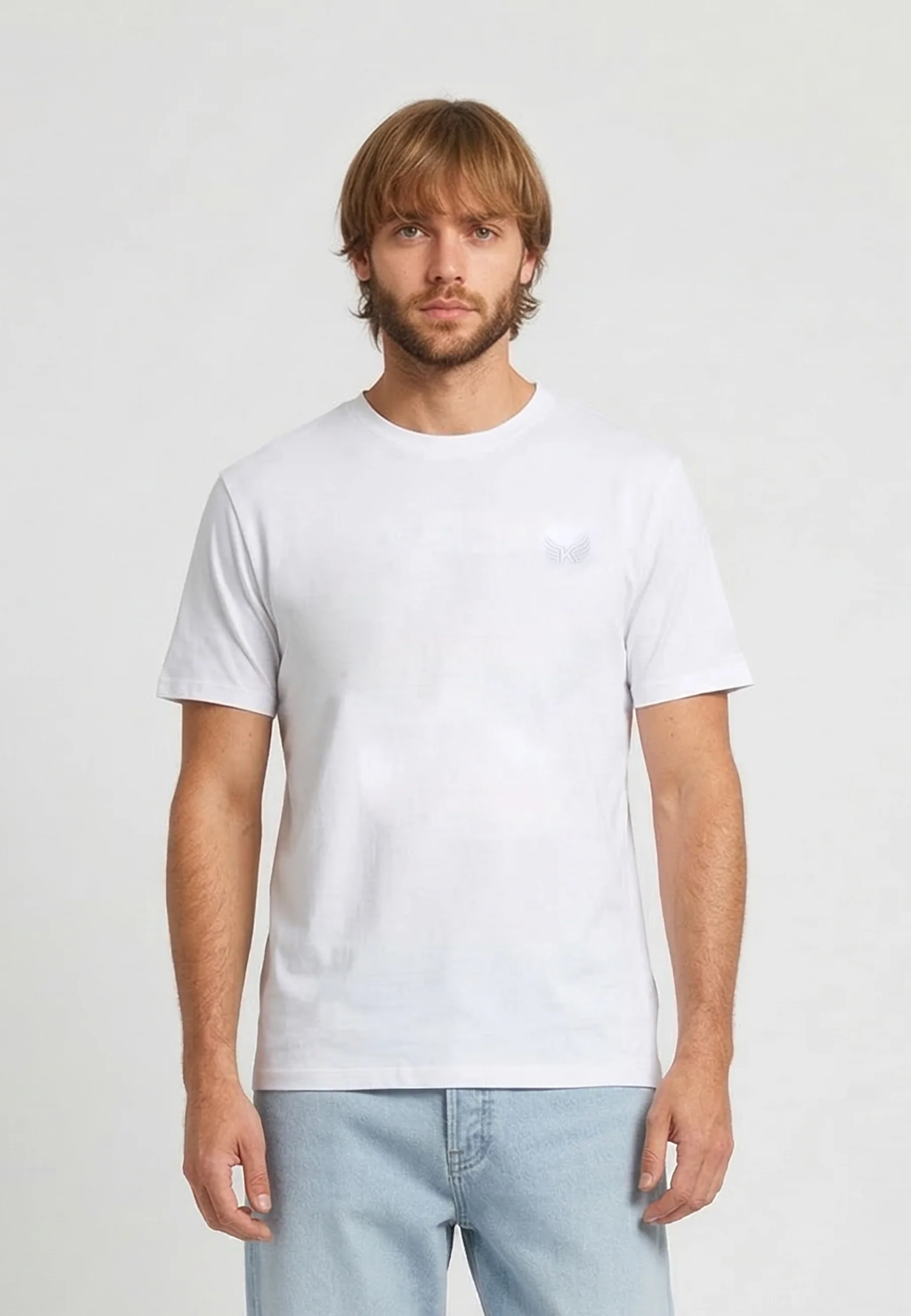 T-shirt blanc en coton RIFT