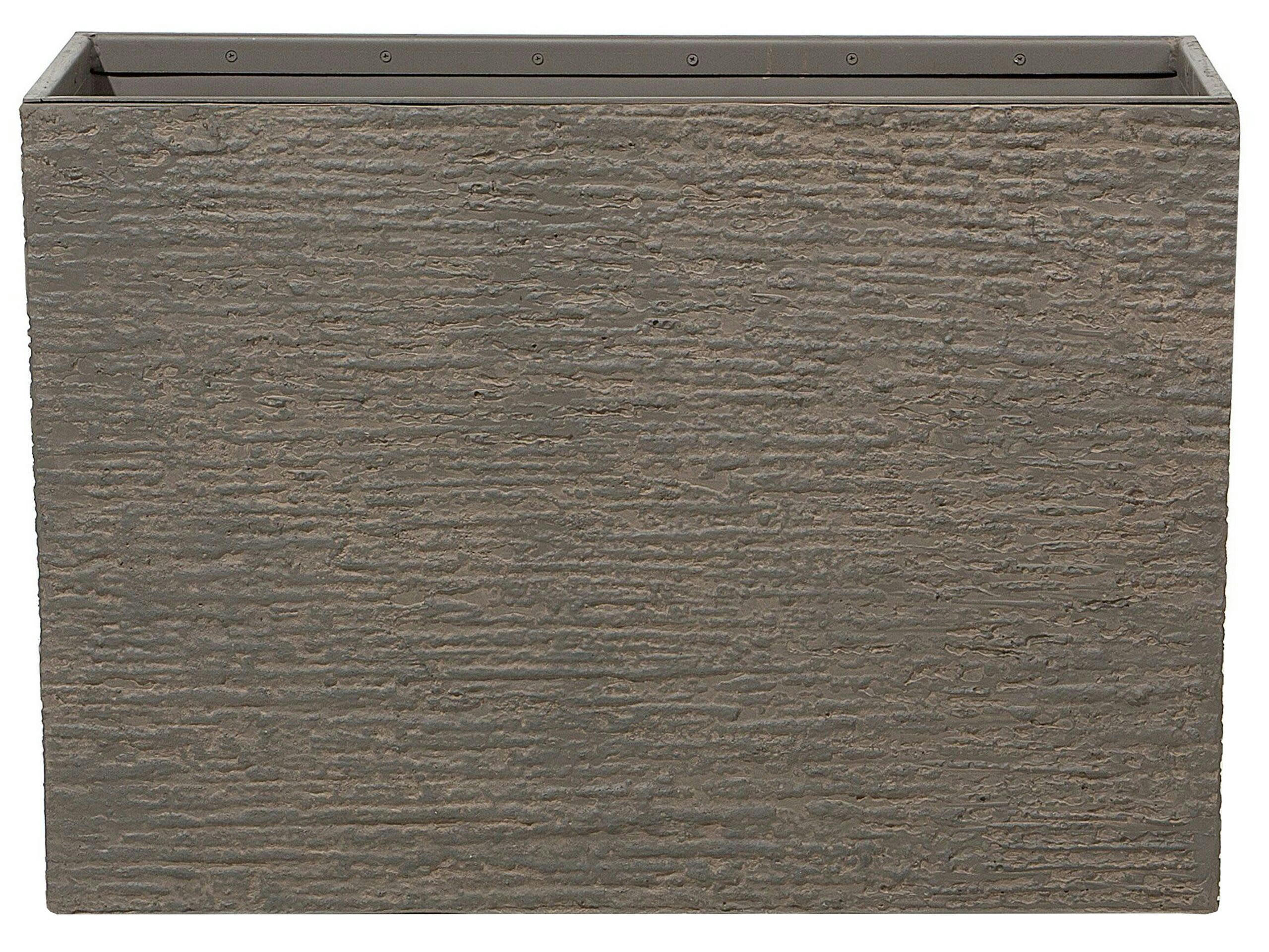 EDESSA - Cache-pot d'extérieur en pierre marron H56