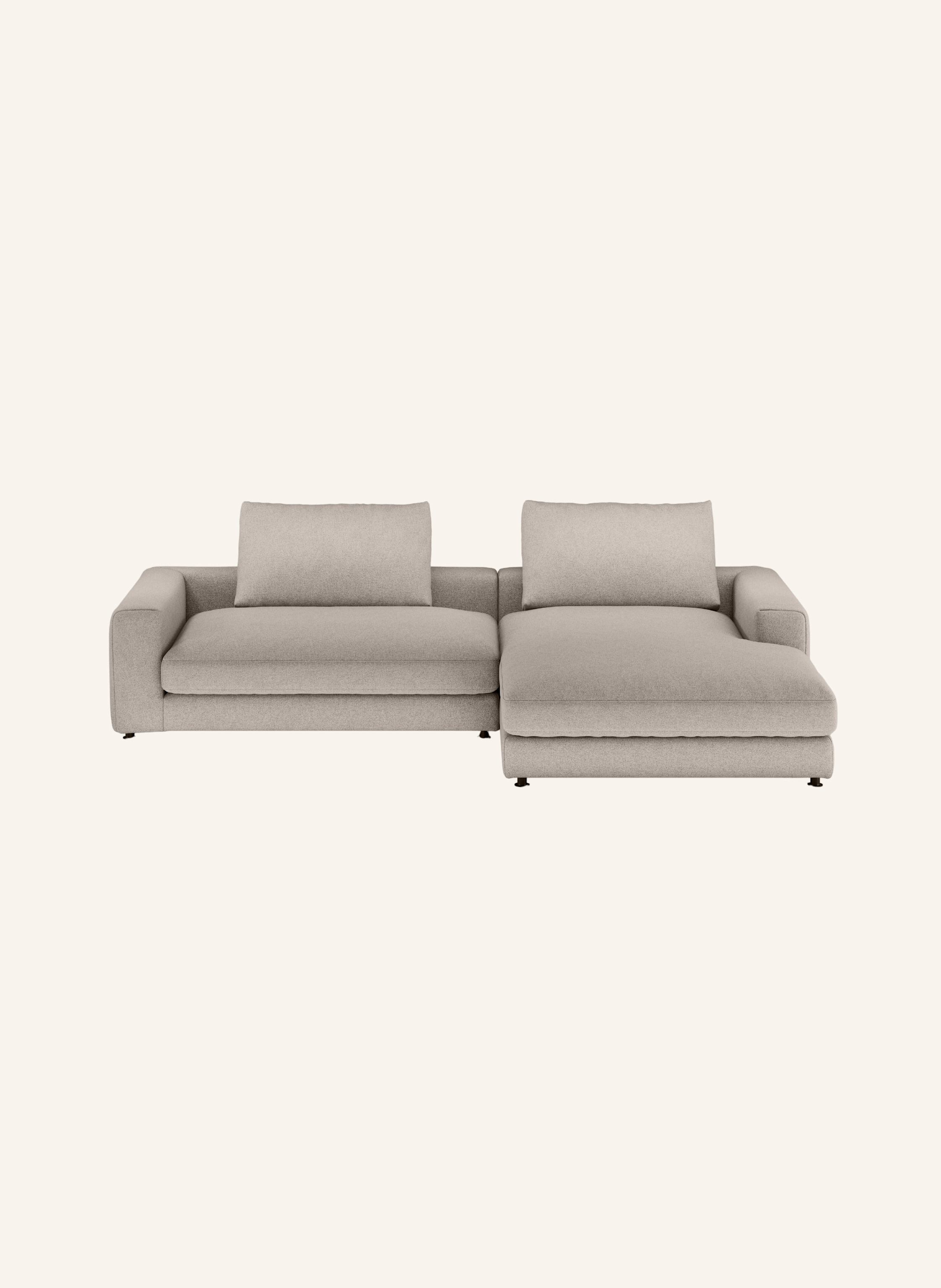 nydo Ecksofa XL MOSLER, rechts, Flachgewebe