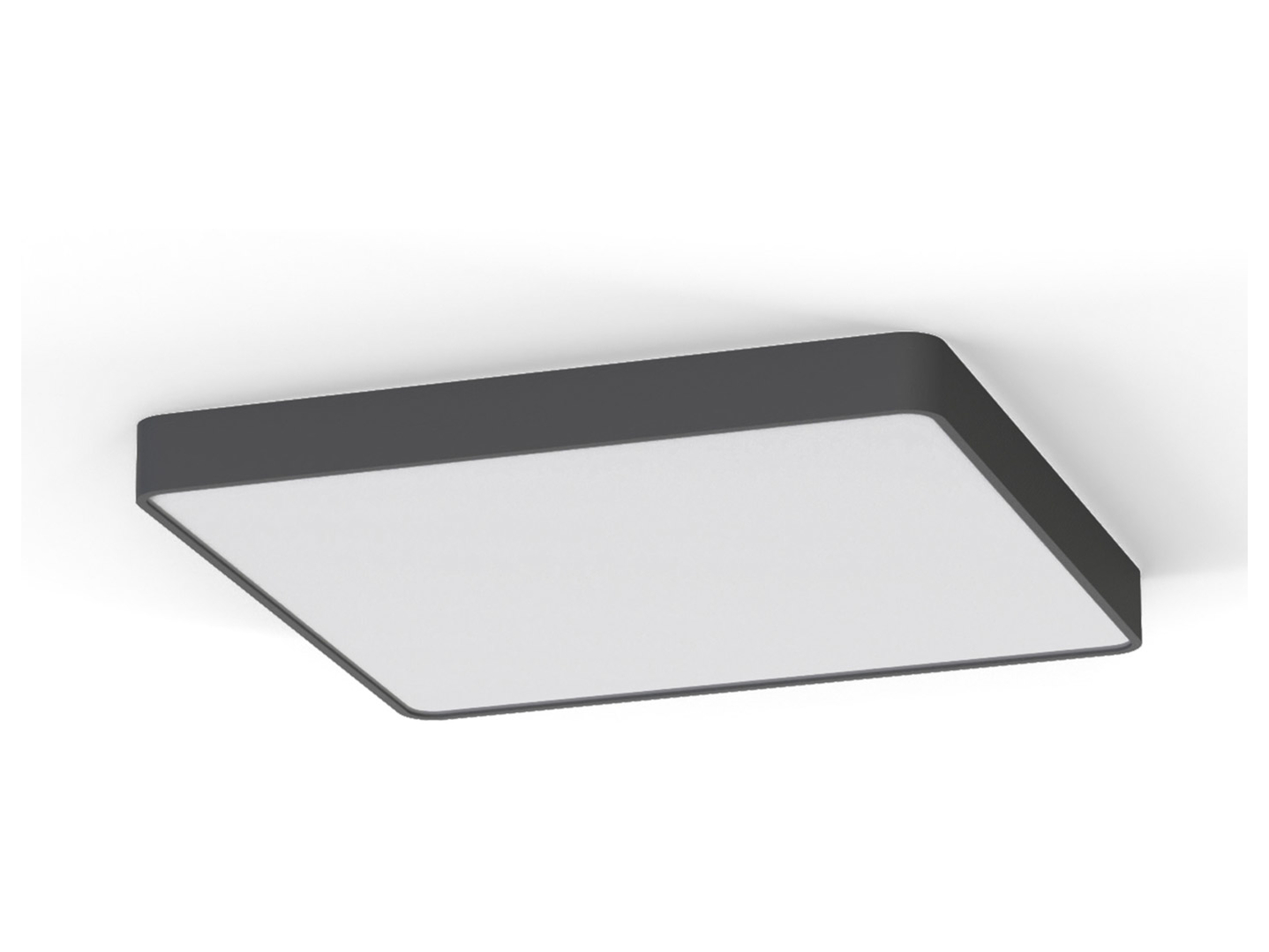 PlafonSoft LED aluminiowy szary