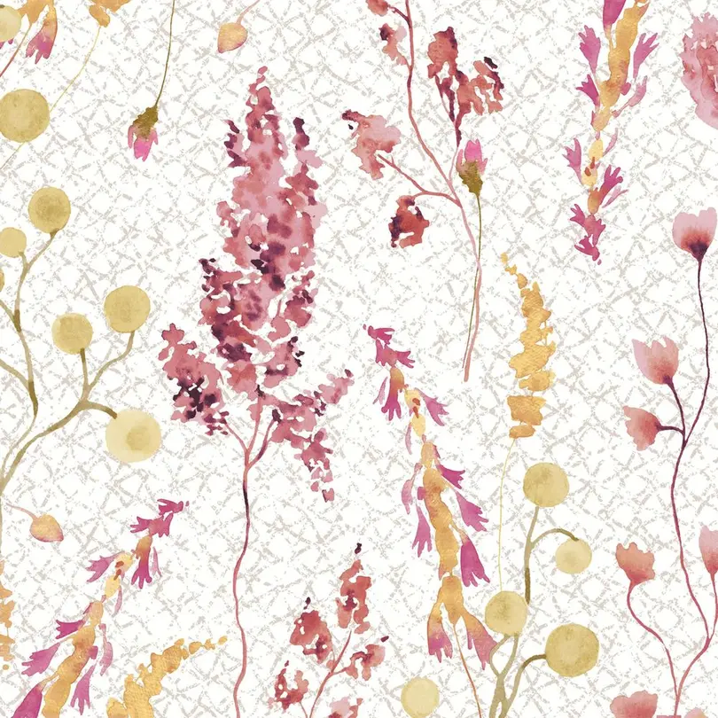 Serviette 20er-Set Herbstblumen