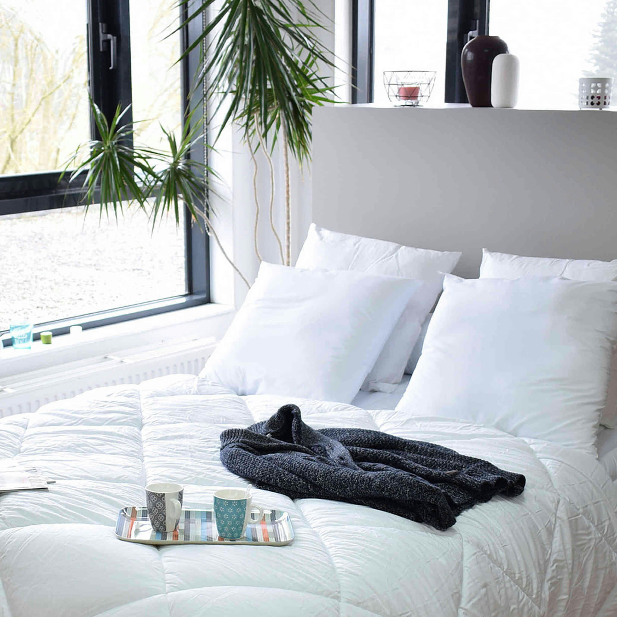 - Oreiller modulable mousse mémoire de forme 60x60