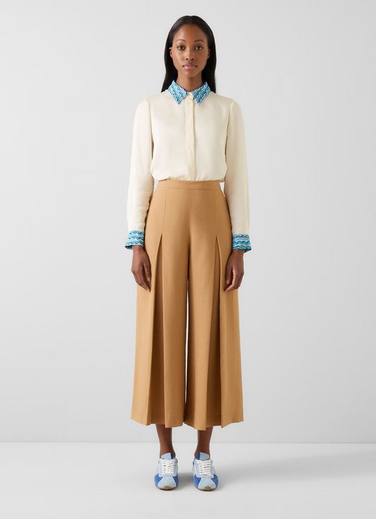 Leoni Cream Ivory Floral Blouse