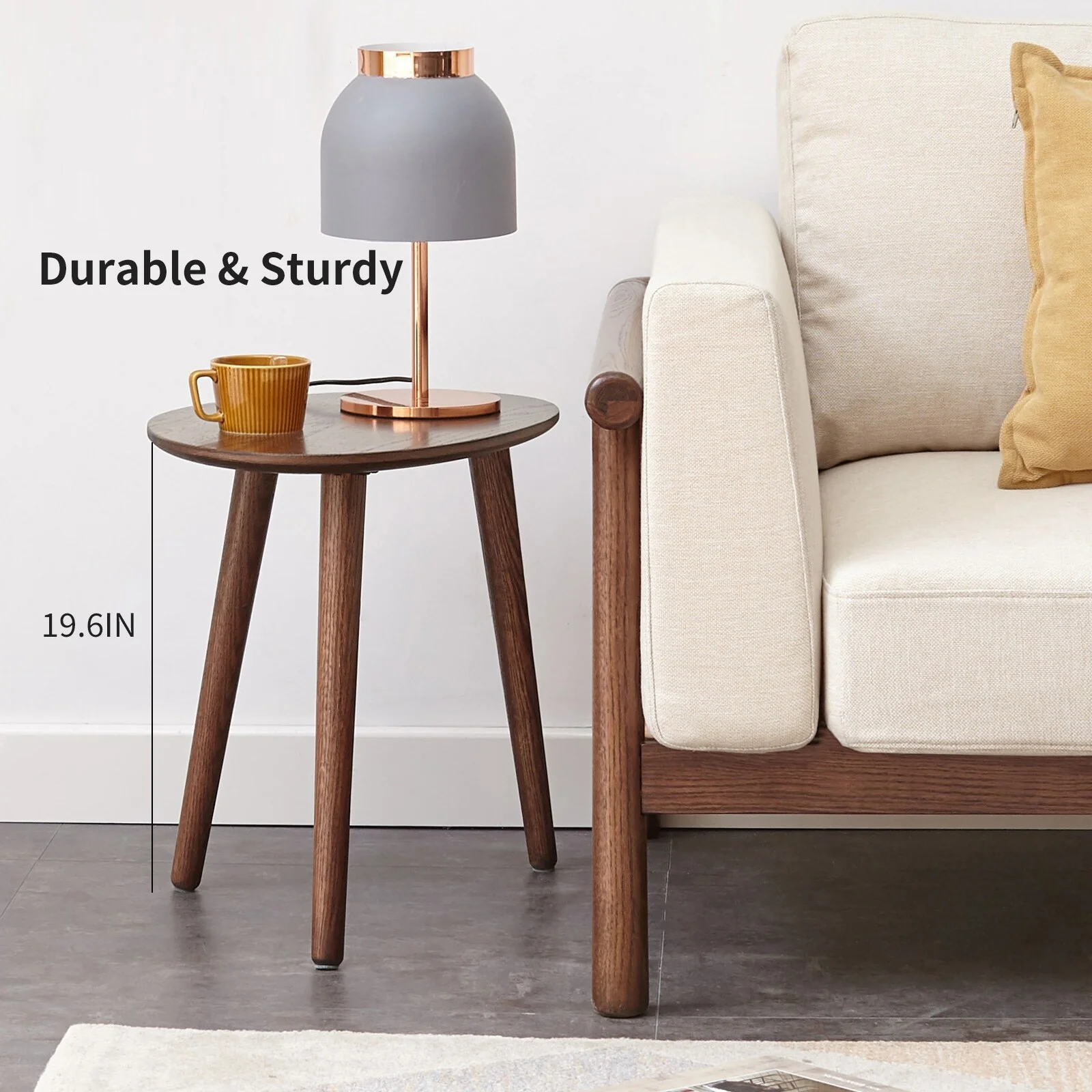 Center Table Low Table 100% Solid Oak Wood Top Plate Desk Pebble Shaped Natural Wooden Coffee Table