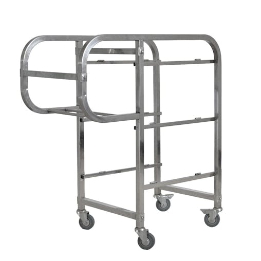 SOGA 2X 82x43x92cm Square 3 Tier Food Trolley Food Waste Cart Five Buckets Kitchen Food Utility