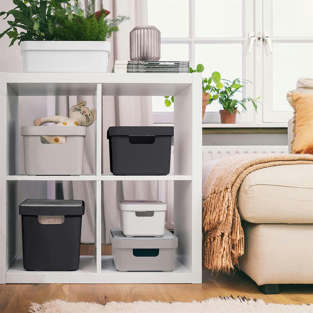 - Boîte de rangement sigma home box 9l (lot de 3)