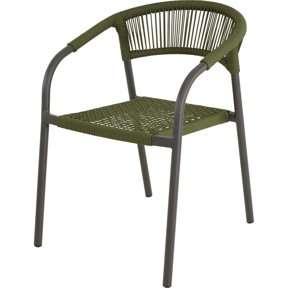 Lesli Living bistrostoel Nagano - groen - 56x63x78cm
