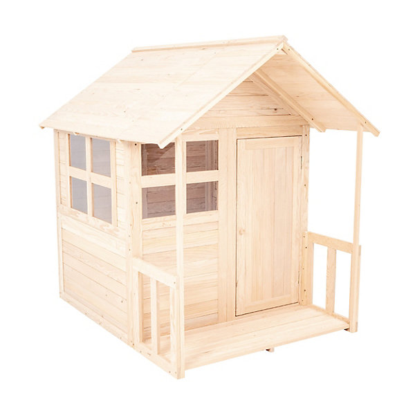Maisonnette avec plancher et véranda BOUTON D'OR COTTAGE en bois