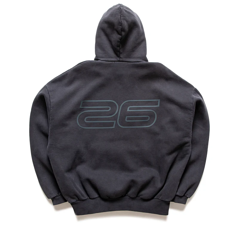 Fear Of God Essentials Heavy Fleece 90's Hoodie - Vintage Black