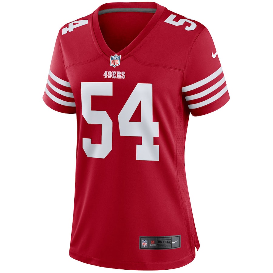 Fred Warner San Francisco 49ers Nike Women's Team Game Player Jersey - Scarlet