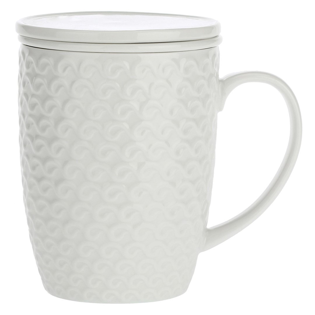 Kubek infuzyjny Momenti - Biały, 380 ml