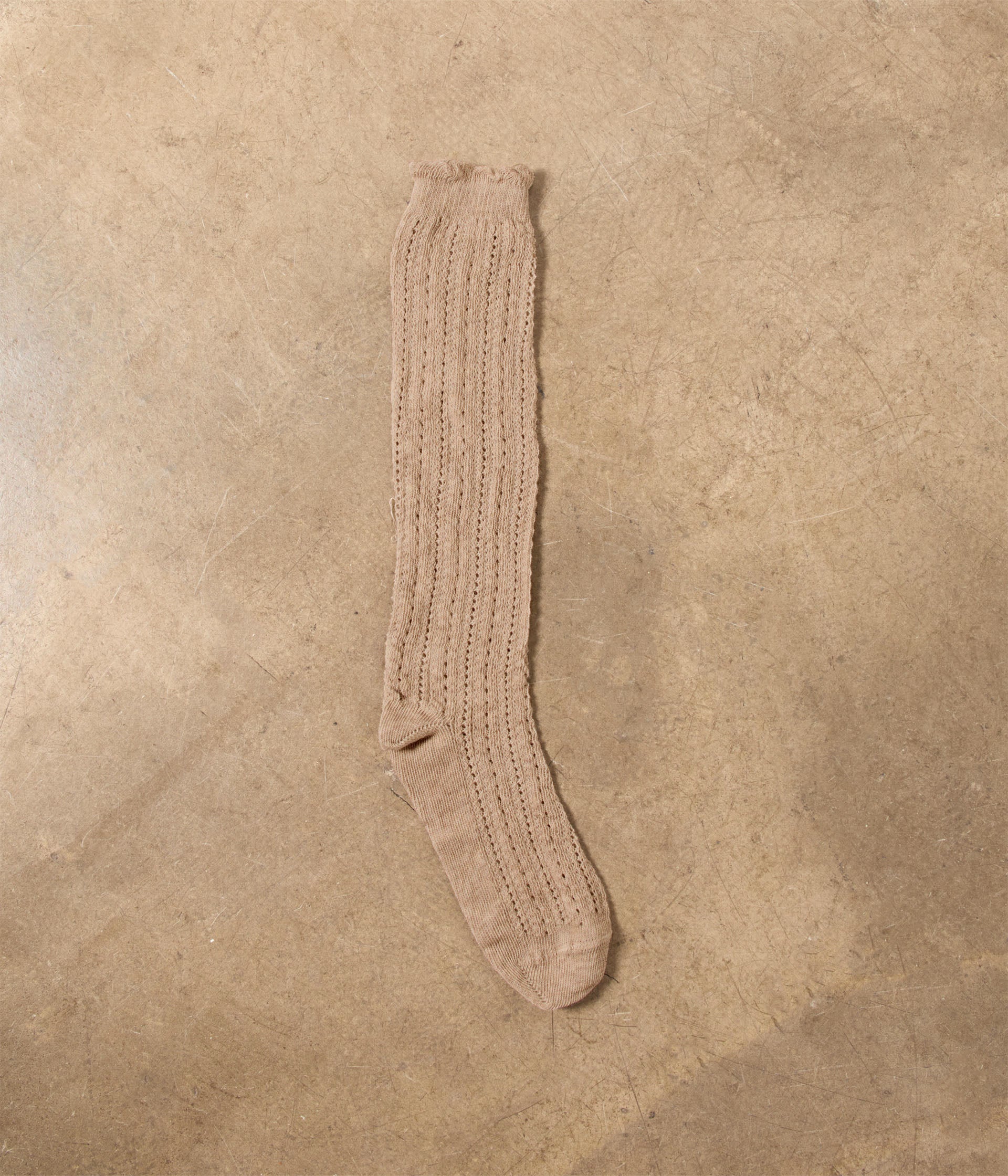 Chaussettes hautes beiges Risako