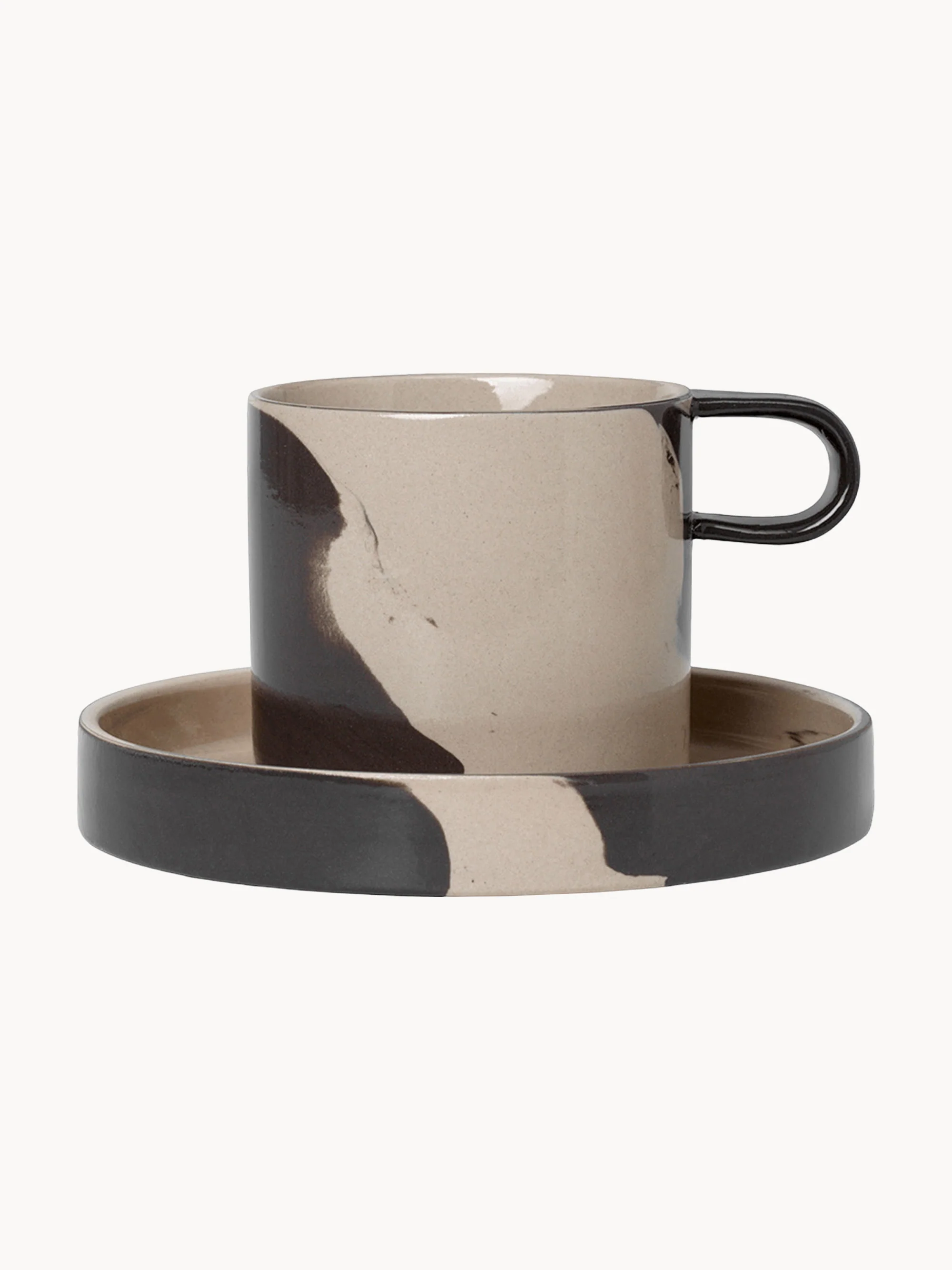 Kaffeetasse Inlay mit Untertasse