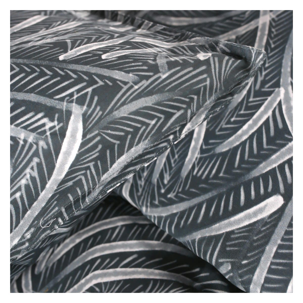 SUNSHINE GABY - Parure de lit 2 personnes imprimé en Coton Bleu 220x240 cm