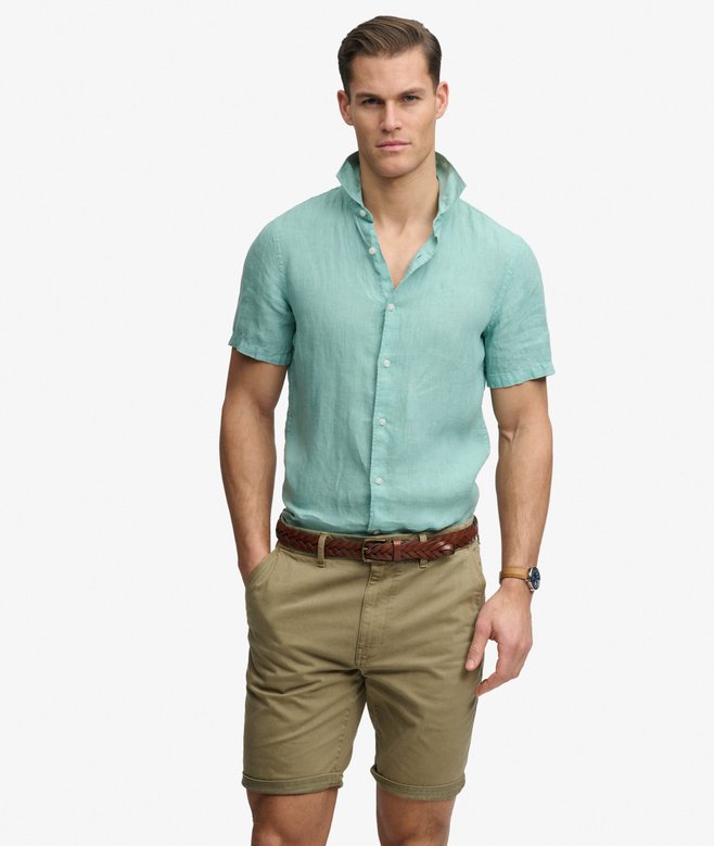 Embroidered Vacation Linen Shirt