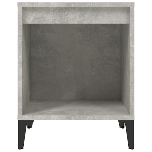 NNEVL Bedside Cabinet Concrete Grey 40x35x50 cm
