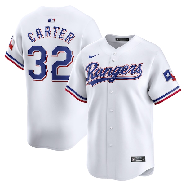 Evan Carter Texas Rangers Nike Home Limited Player Jersey - White