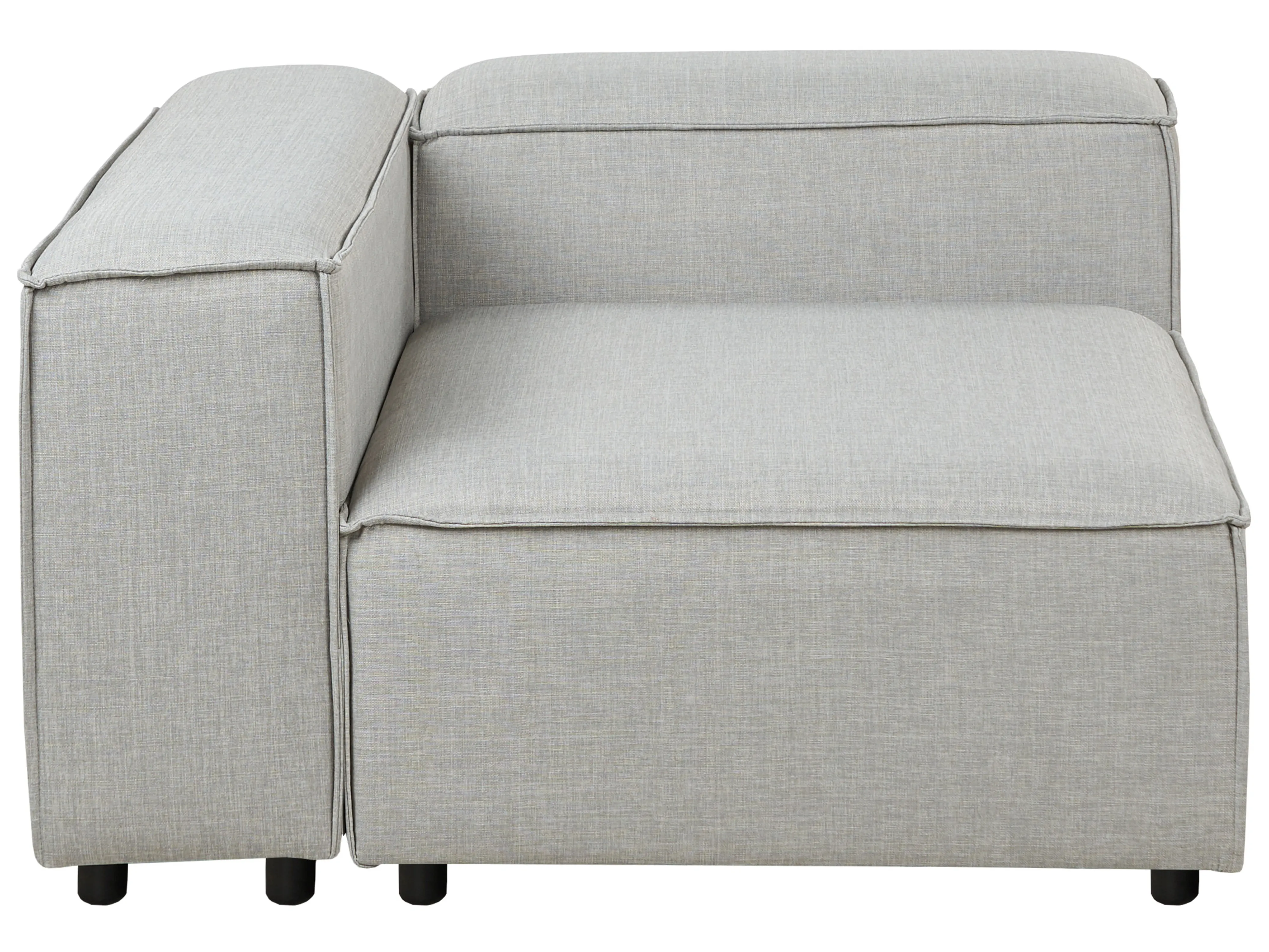 Corner Seat ARDAL Fabric Light Grey Right Hand