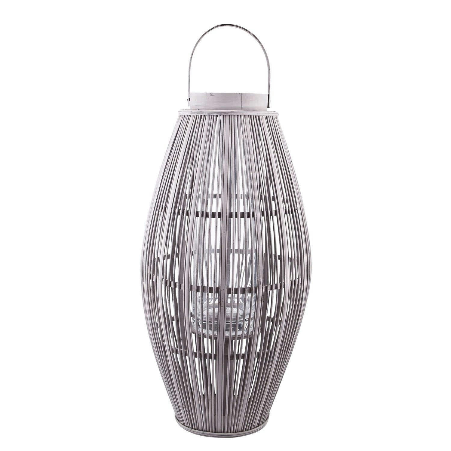 ALETA - Lanterne naturelle Ø31,5xH62,5cm