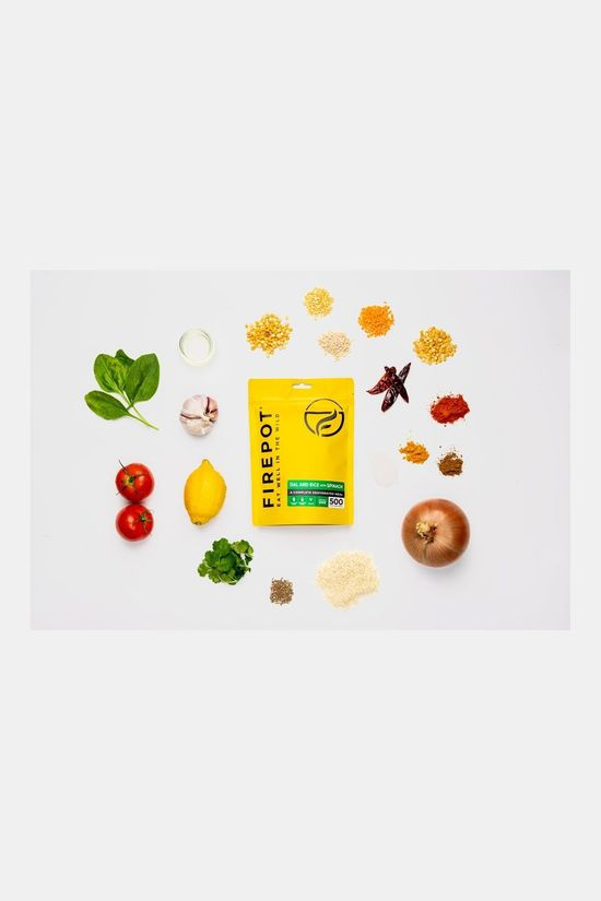 Firepot Vegan Dahl En Rijst Met Spinazie Maaltijd