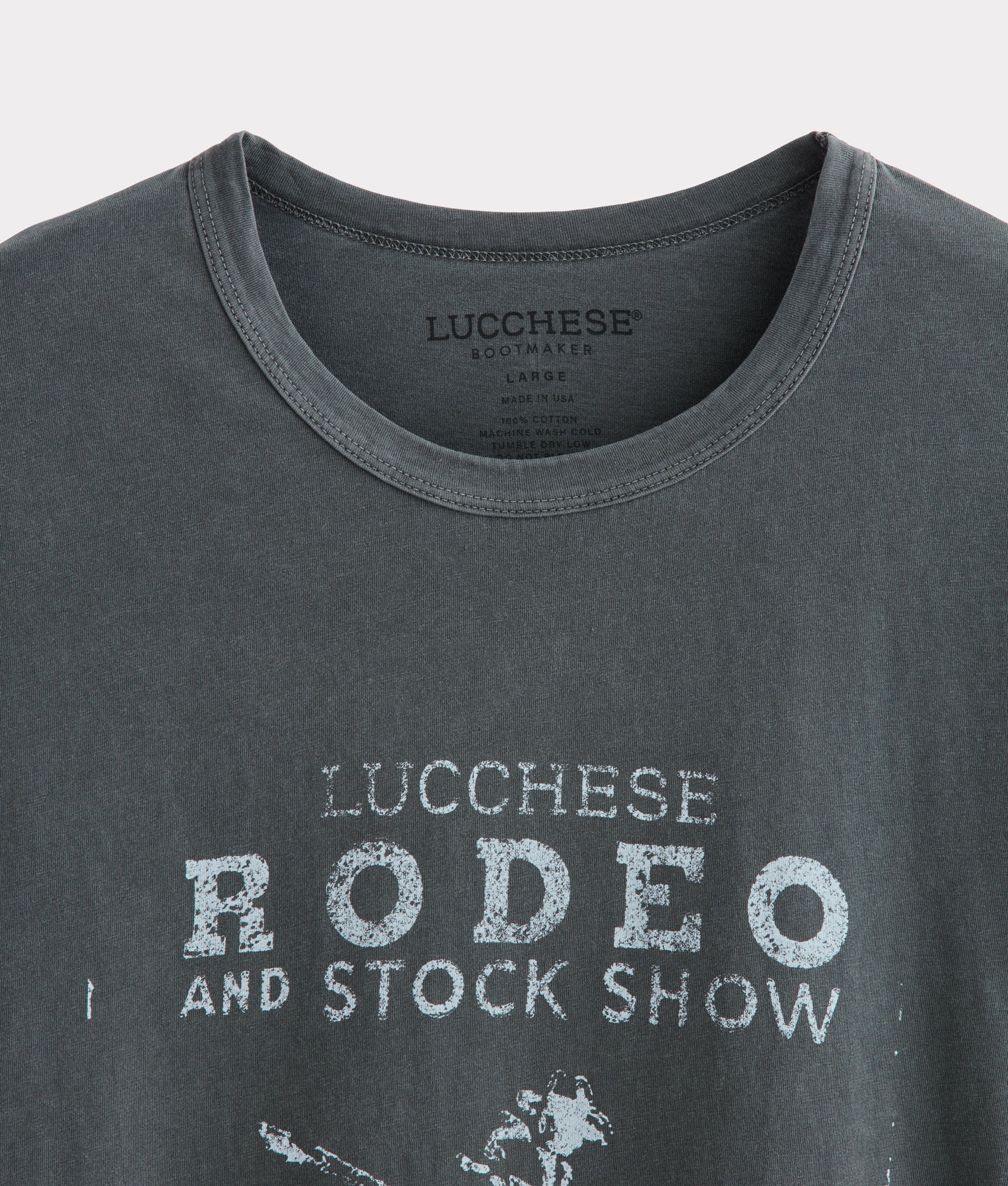 Rodeo Stub Tee - Carbon