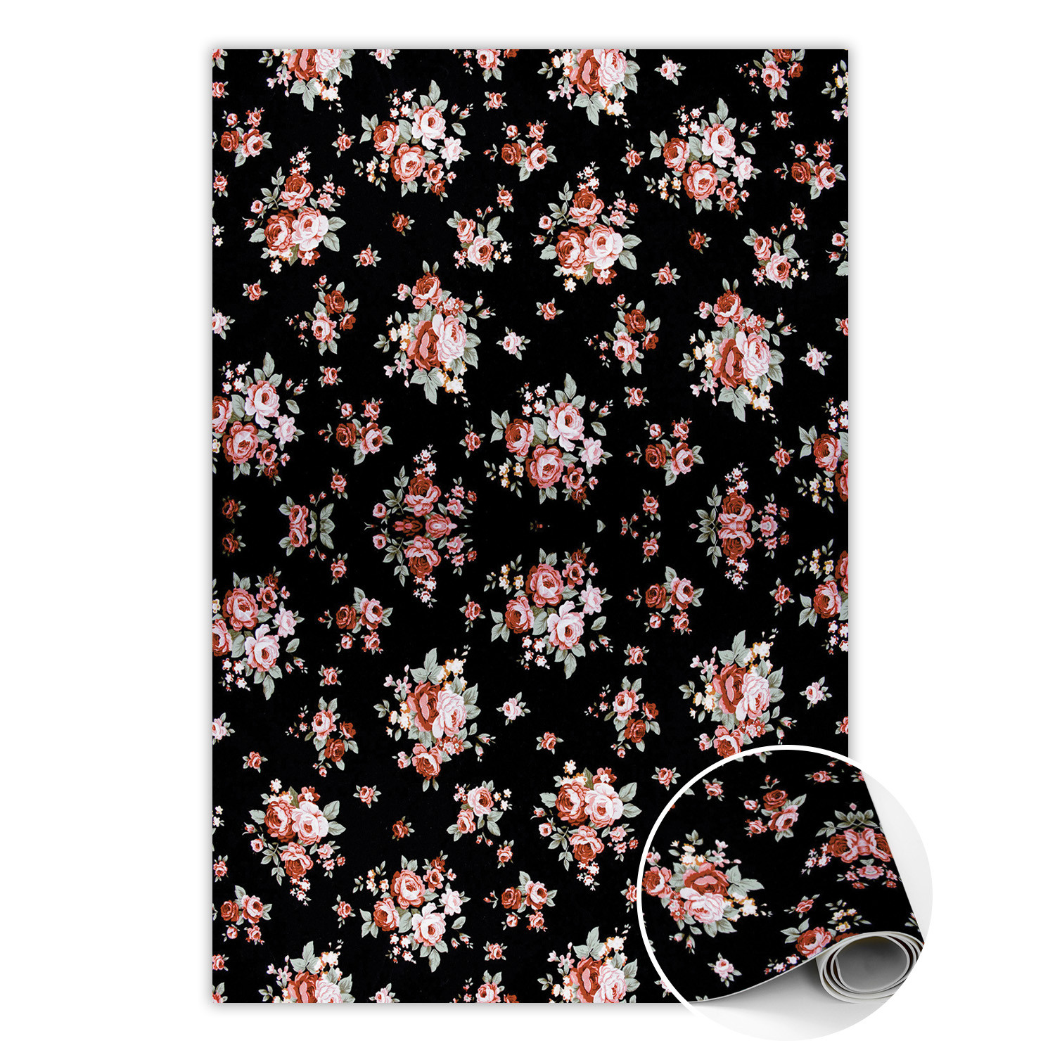 Modny dywan winylowy Bukiety kwiatowe 60 x 90 cm