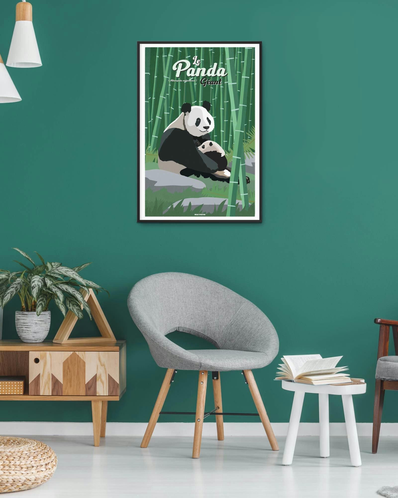 ANIMAUX - Affiche Animaux - Le Panda géant 40 x 60 cm