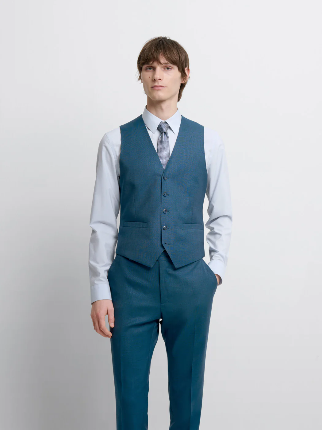 Gilet de costume en laine