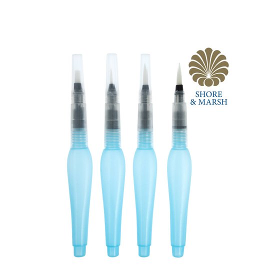 Shore & Marsh Water Brush Set 4 Pack