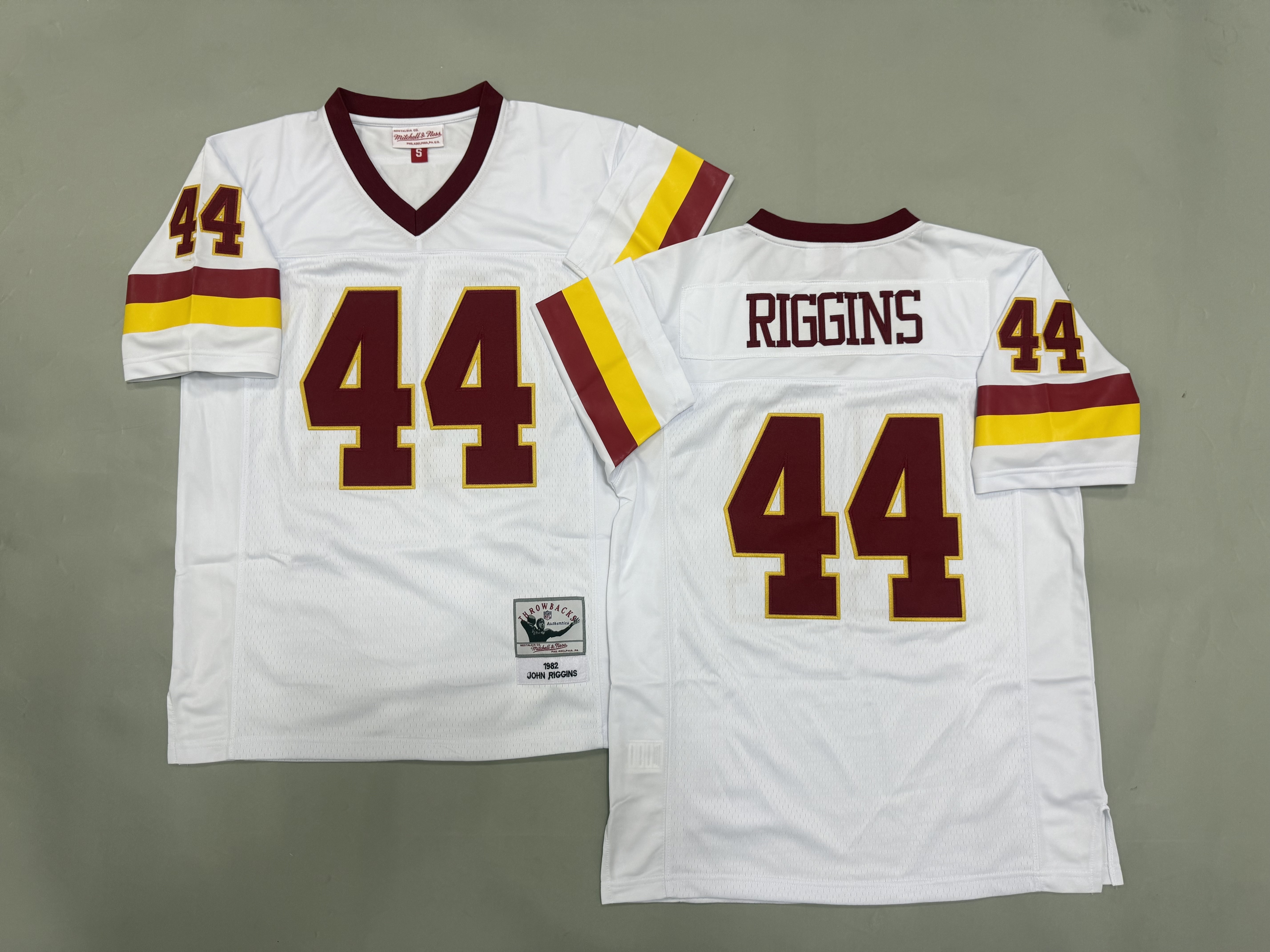 John Riggins Washington Redskins Authentic Throwback Retired Player Jersey