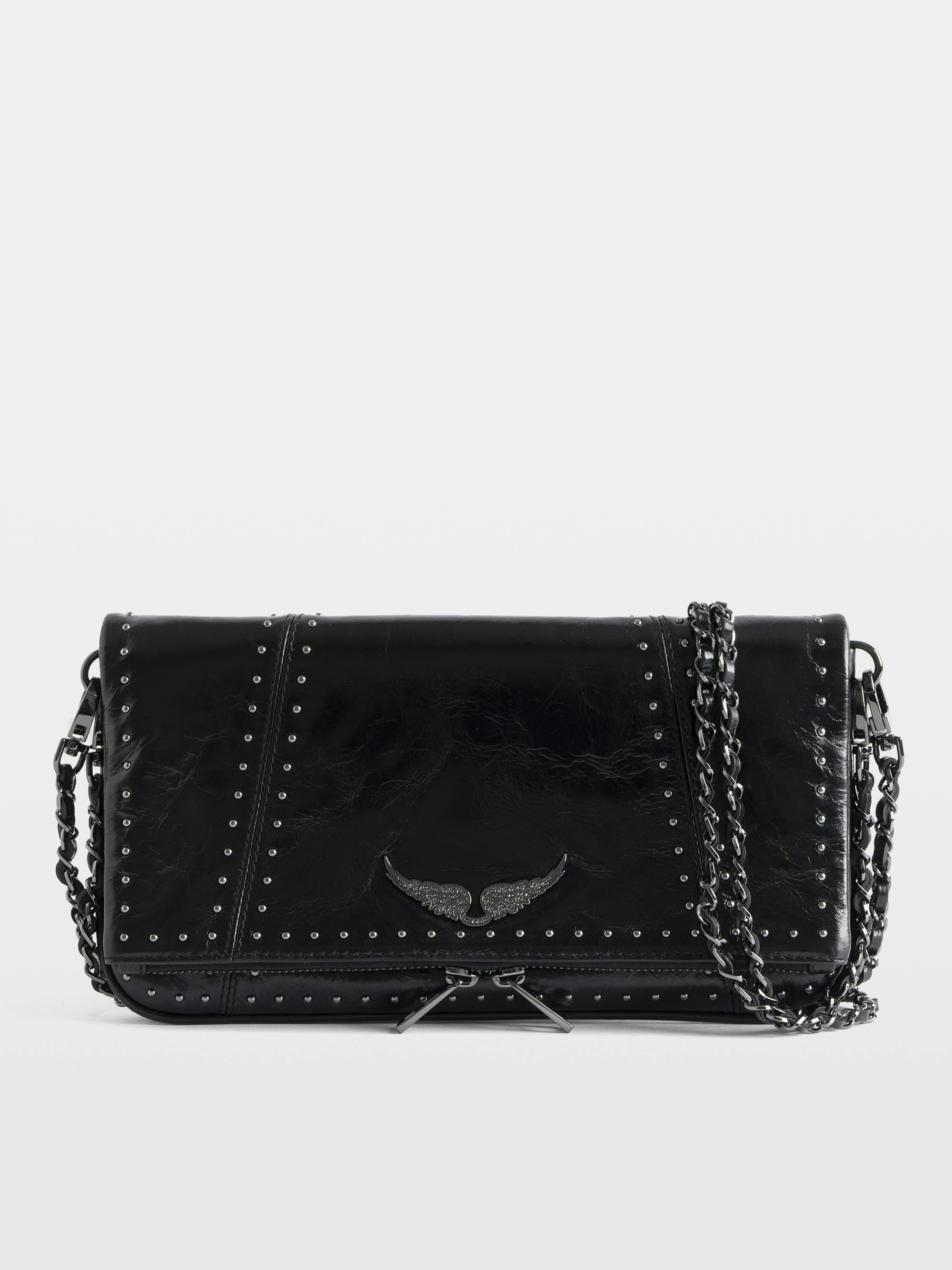 Pochette Rock Vintage Patent Studs